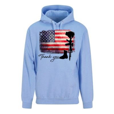 Thank You Veterans Memorial Day Unisex Surf Hoodie