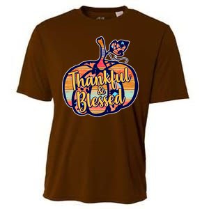 Thankful & Blessed Fashion Pumpkin Cooling Performance Crew T-Shirt