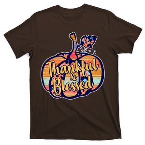 Thankful & Blessed Fashion Pumpkin T-Shirt