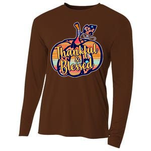 Thankful & Blessed Fashion Pumpkin Cooling Performance Long Sleeve Crew