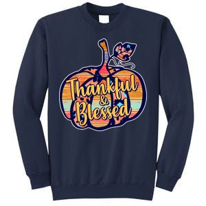 Thankful & Blessed Fashion Pumpkin Sweatshirt