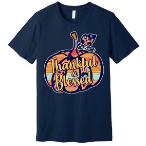 Thankful & Blessed Fashion Pumpkin Premium T-Shirt