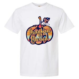 Thankful & Blessed Fashion Pumpkin Garment-Dyed Heavyweight T-Shirt