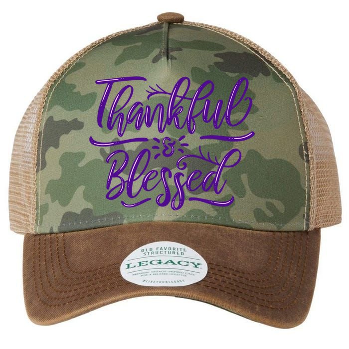 Thankful And Blessed Legacy Tie Dye Trucker Hat