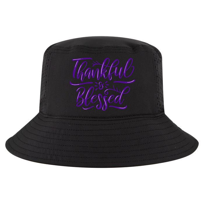 Thankful And Blessed Cool Comfort Performance Bucket Hat