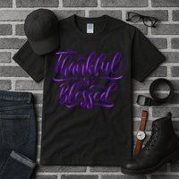 Thankful And Blessed Tall T-Shirt