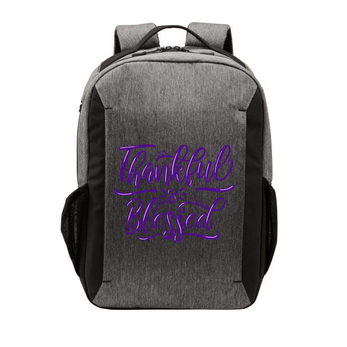 Thankful And Blessed Vector Backpack