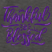 Thankful And Blessed Vector Backpack
