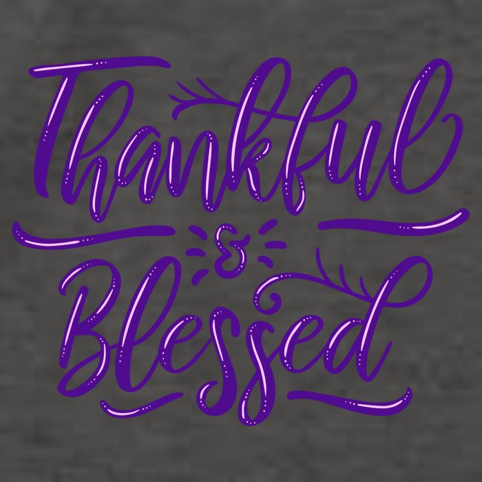 Thankful And Blessed Vector Backpack