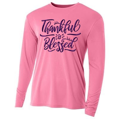 Thankful And Blessed Cooling Performance Long Sleeve Crew