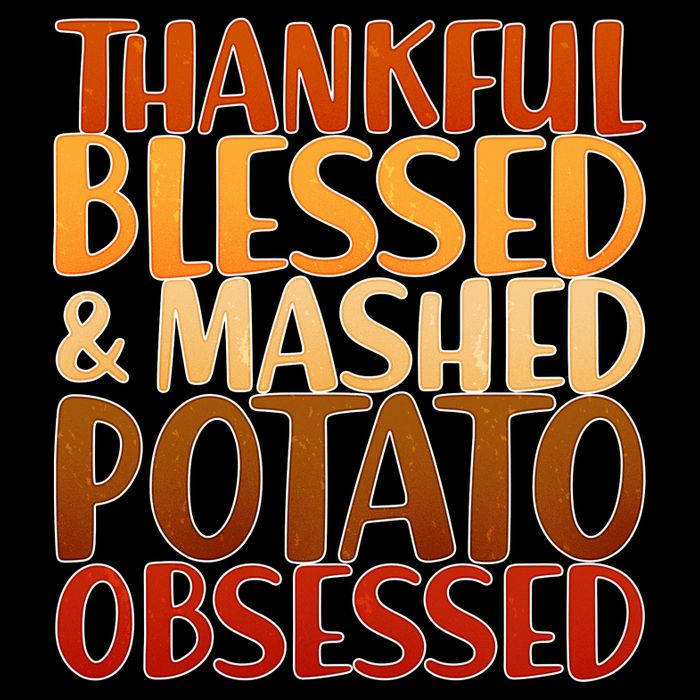 Thankful Blessed Mashed Potato Obsessed  Impact Tech Backpack