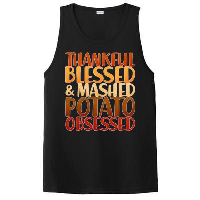 Thankful Blessed Mashed Potato Obsessed  PosiCharge Competitor Tank