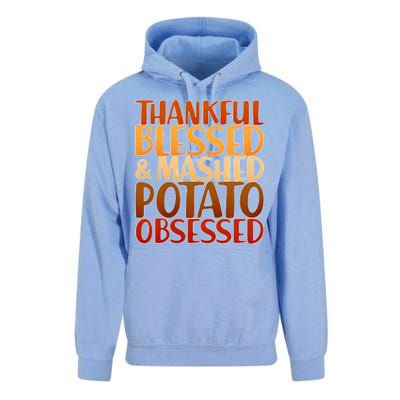 Thankful Blessed Mashed Potato Obsessed  Unisex Surf Hoodie