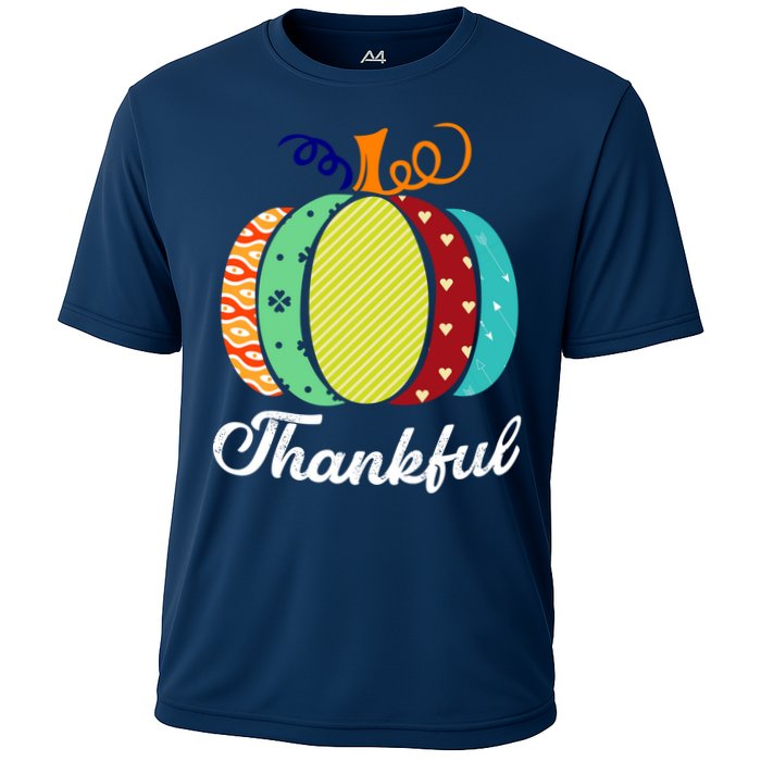 Thankful Floral Pumpkin Performance Shirt