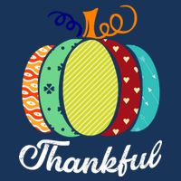 Thankful Floral Pumpkin Performance Shirt