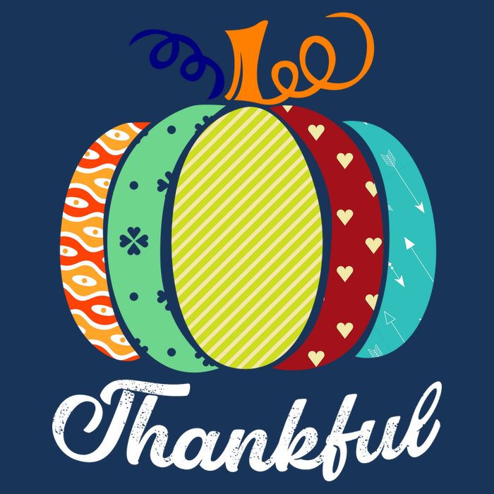 Thankful Floral Pumpkin Performance Shirt