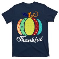 Thankful Floral Pumpkin T-Shirt