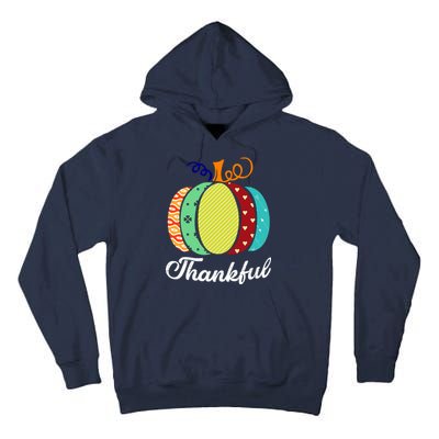 Thankful Floral Pumpkin Tall Hoodie