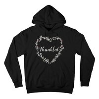 Thankful Floral Wreath Hoodie