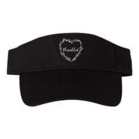 Thankful Floral Wreath Valucap Bio-Washed Visor