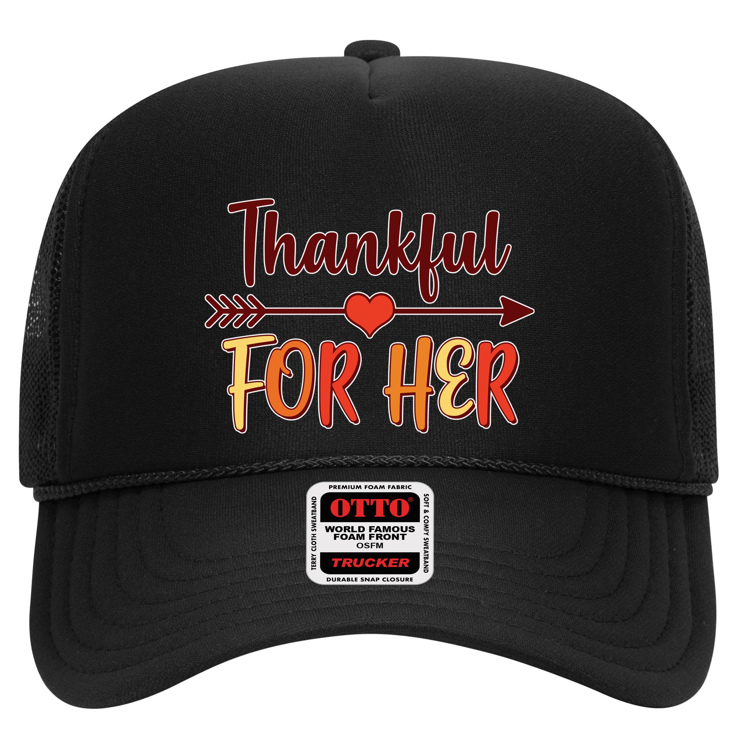 Thankful For Her Matching Thanksgiving Hat