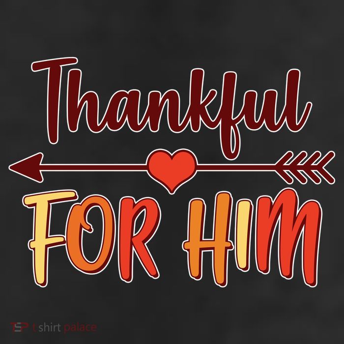 Thankful For Him Matching Thanksgiving 11oz C Handle Ceramic Mug