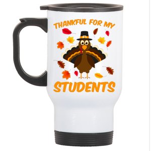 Thankful For My Students Stainless Steel Travel Mug