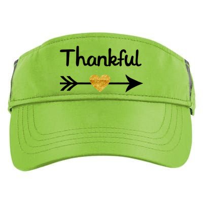 Thankful Golden Heart Adult Drive Performance Visor