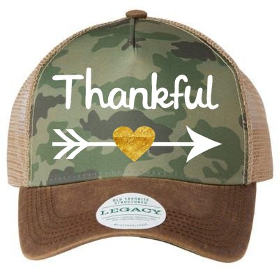 Thankful Golden Heart Legacy Tie Dye Trucker Hat