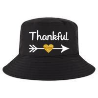 Thankful Golden Heart Cool Comfort Performance Bucket Hat