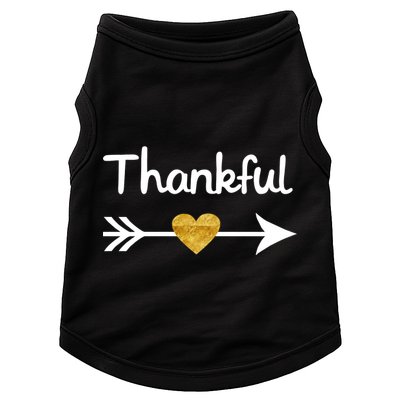 Thankful Golden Heart Doggie Tank