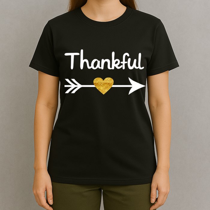 Thankful Golden Heart T-Shirt