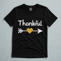 Thankful Golden Heart T-Shirt