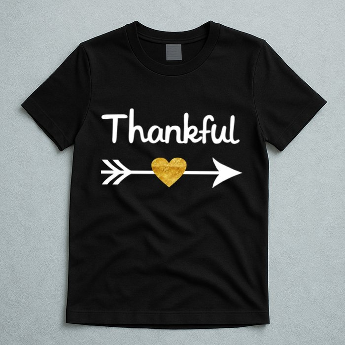 Thankful Golden Heart T-Shirt