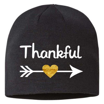 Thankful Golden Heart Sustainable Beanie