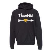 Thankful Golden Heart Premium Hoodie