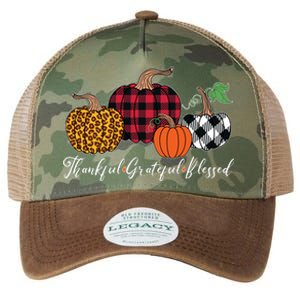 Thankful Grateful Blessed Fashion Buffalo Plaid Leopard Legacy Tie Dye Trucker Hat