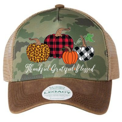 Thankful Grateful Blessed Fashion Buffalo Plaid Leopard Legacy Tie Dye Trucker Hat