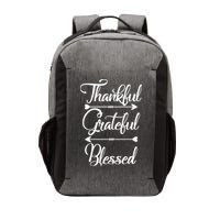 Thankful Grateful Blessed Thanksgiving Day Vector Backpack