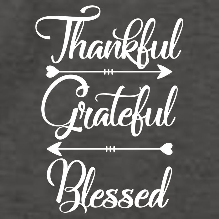 Thankful Grateful Blessed Thanksgiving Day Vector Backpack