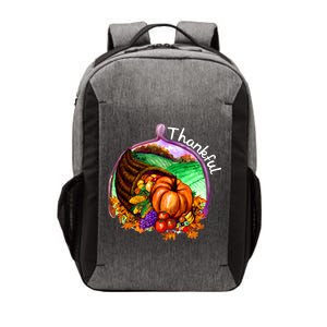 Thankful Pumpkin Fall Thanksgiving Vector Backpack