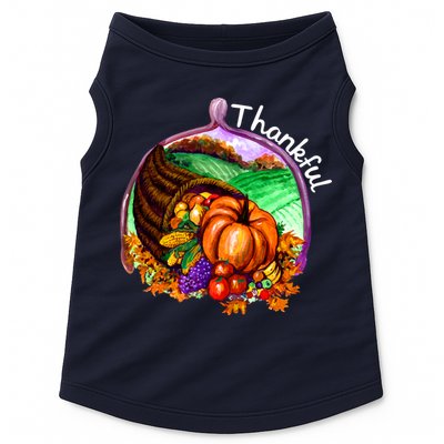 Thankful Pumpkin Fall Thanksgiving Doggie Tank