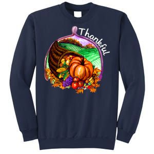 Thankful Pumpkin Fall Thanksgiving Sweatshirt