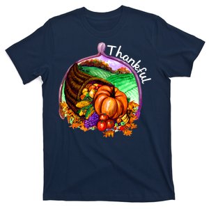 Thankful Pumpkin Fall Thanksgiving T-Shirt