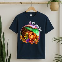 Thankful Pumpkin Fall Thanksgiving T-Shirt