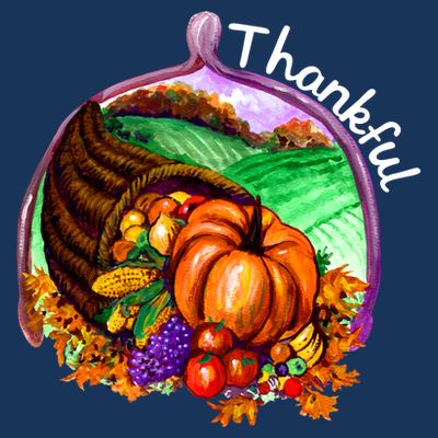 Thankful Pumpkin Fall Thanksgiving T-Shirt