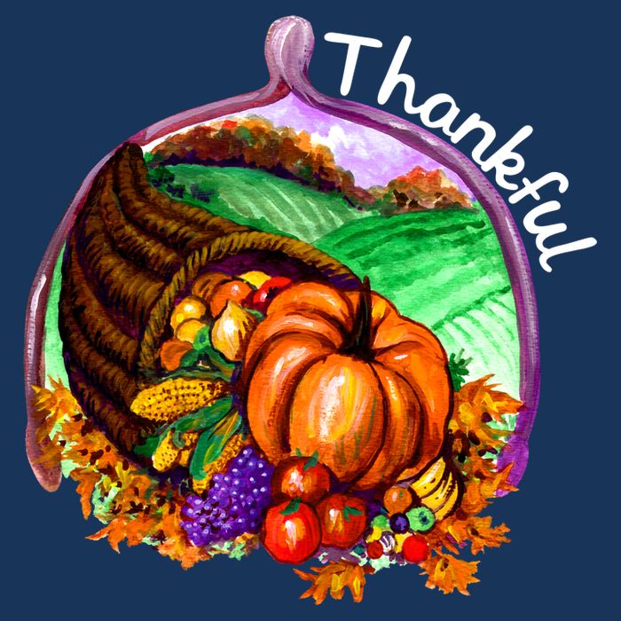 Thankful Pumpkin Fall Thanksgiving T-Shirt