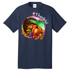 Thankful Pumpkin Fall Thanksgiving Tall T-Shirt