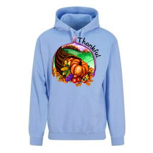 Thankful Pumpkin Fall Thanksgiving Unisex Surf Hoodie