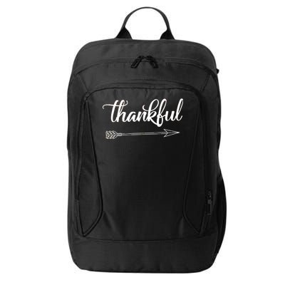 Thankful Thanksgiving Day City Backpack